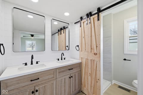 Bathroom at 2193 W 100 N, Greenfield, IN
