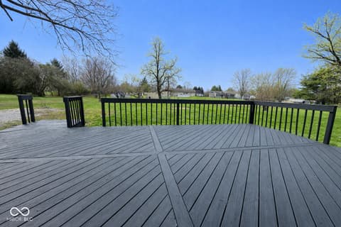 Outdoor living area at 2193 W 100 N, Greenfield, IN