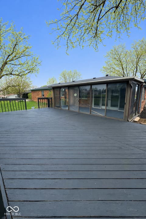 Outdoor living area at 2193 W 100 N, Greenfield, IN