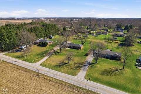 Aerial view at 2193 W 100 N, Greenfield, IN