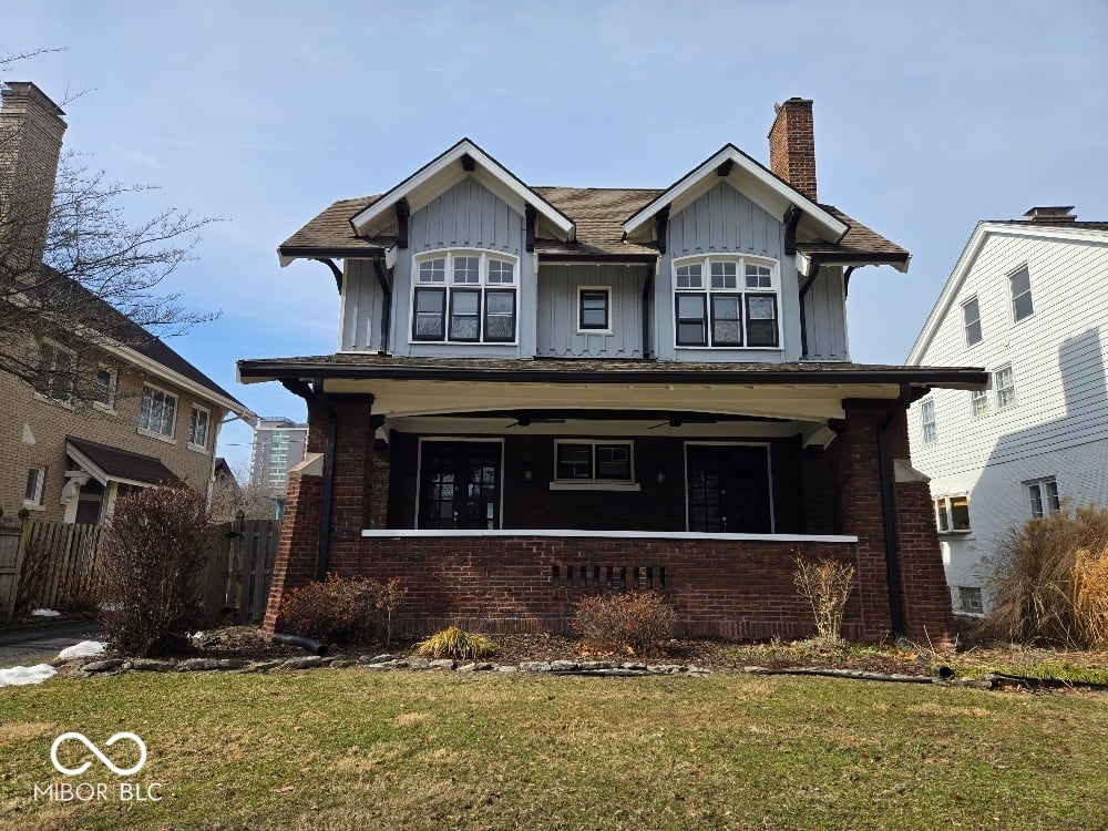 Front exterior at 3848 Washington Boulevard, Indianapolis, IN