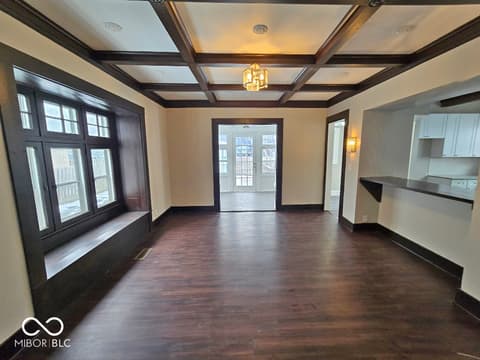 Dining room at 3848 Washington Boulevard, Indianapolis, IN