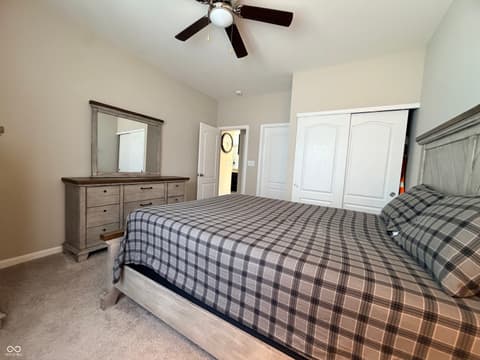 Bedroom at 7265 Bailow Lane, McCordsville, IN