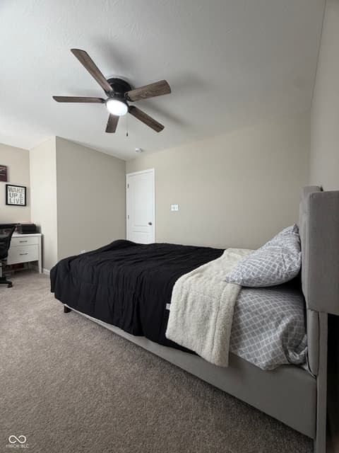 Bedroom at 7265 Bailow Lane, McCordsville, IN