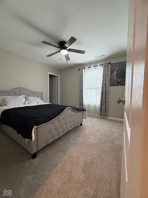Bedroom at 7265 Bailow Lane, McCordsville, IN