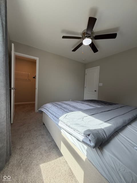 Bedroom at 7265 Bailow Lane, McCordsville, IN