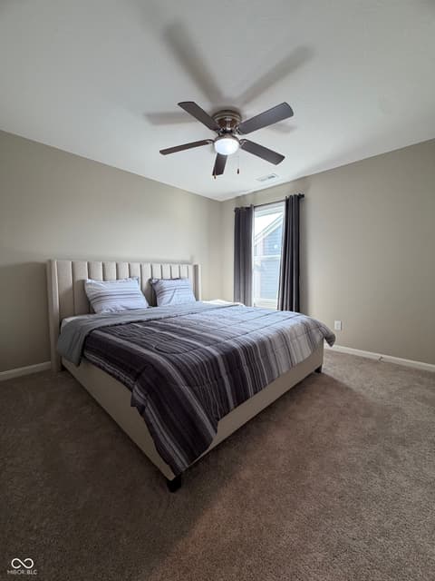 Bedroom at 7265 Bailow Lane, McCordsville, IN
