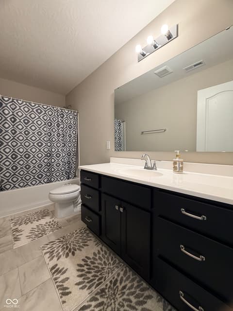 Bathroom at 7265 Bailow Lane, McCordsville, IN