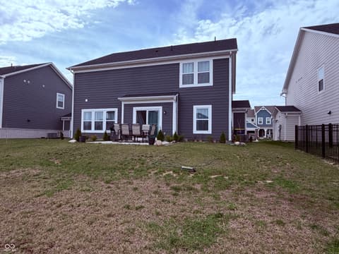 Backyard at 7265 Bailow Lane, McCordsville, IN
