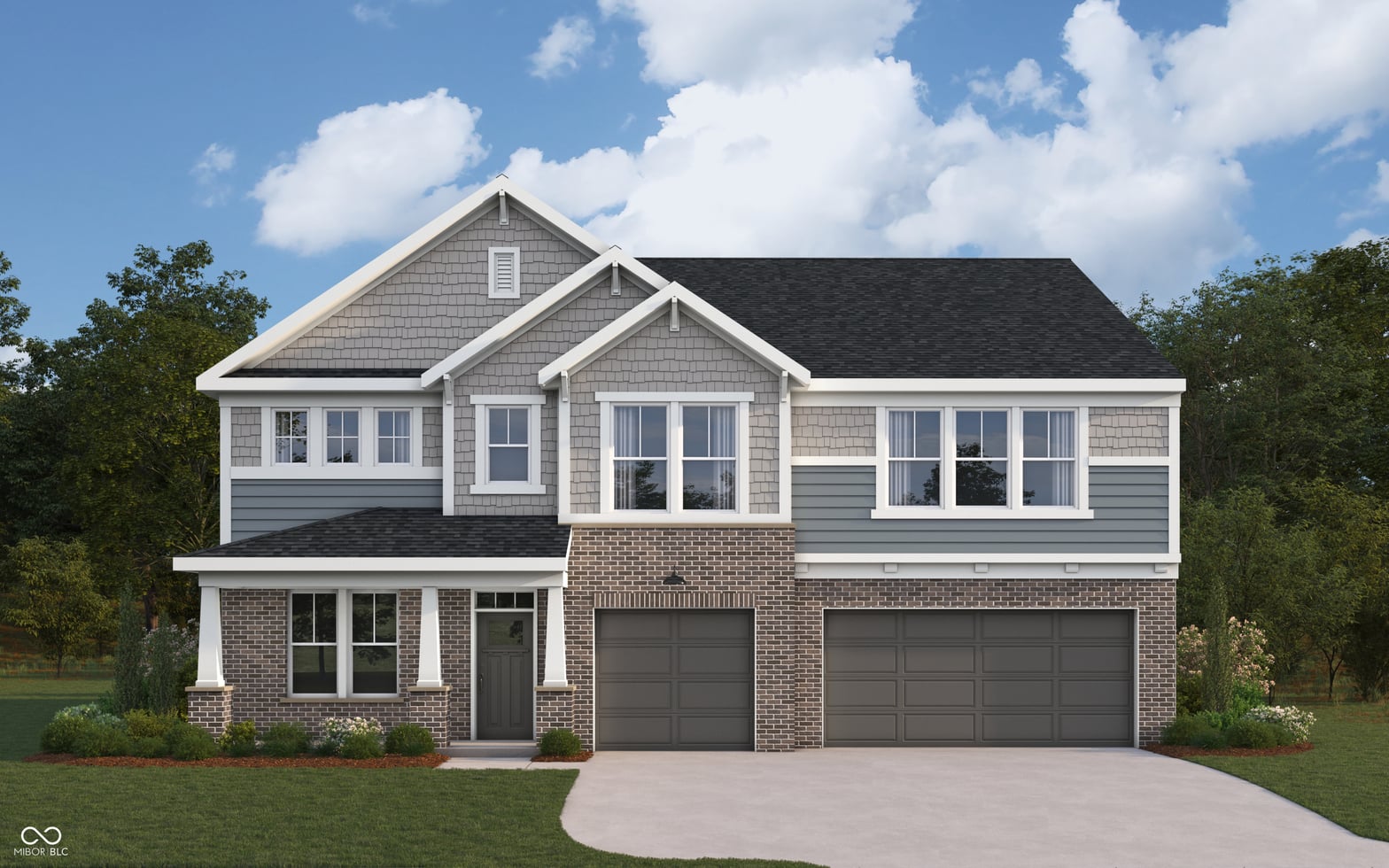 Front exterior at 6171 Hampton Walk Boulevard, McCordsville, IN