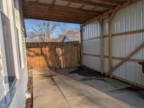 Side exterior at 3432 Hamilton Place, Anderson, IN