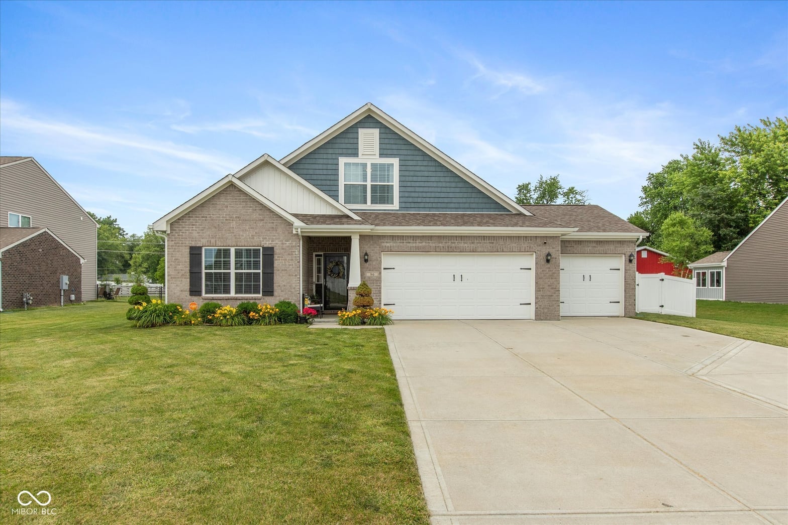 Front exterior at 96 Mission Terrace Drive, Whiteland, IN