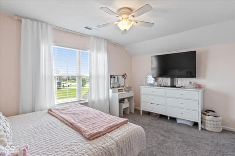 Bedroom at 96 Mission Terrace Drive, Whiteland, IN