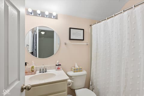 Bathroom at 96 Mission Terrace Drive, Whiteland, IN