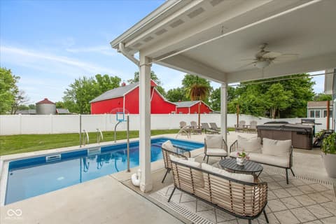 Pool at 96 Mission Terrace Drive, Whiteland, IN