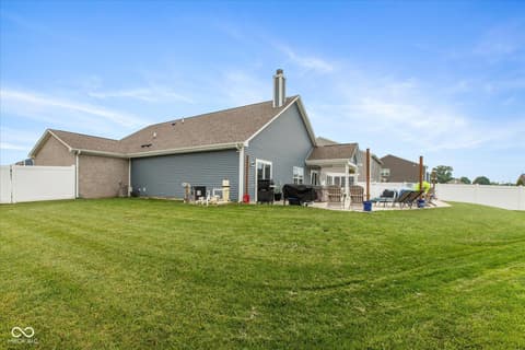 Backyard at 96 Mission Terrace Drive, Whiteland, IN