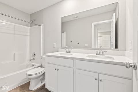 Bathroom at 269 Switchgrass Lane, New Whiteland, IN
