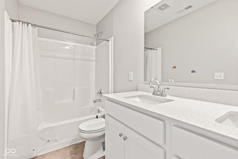 Bathroom at 269 Switchgrass Lane, New Whiteland, IN
