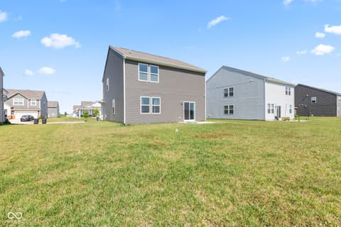 Backyard at 269 Switchgrass Lane, New Whiteland, IN