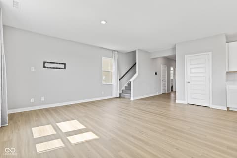 Living room at 269 Switchgrass Lane, New Whiteland, IN