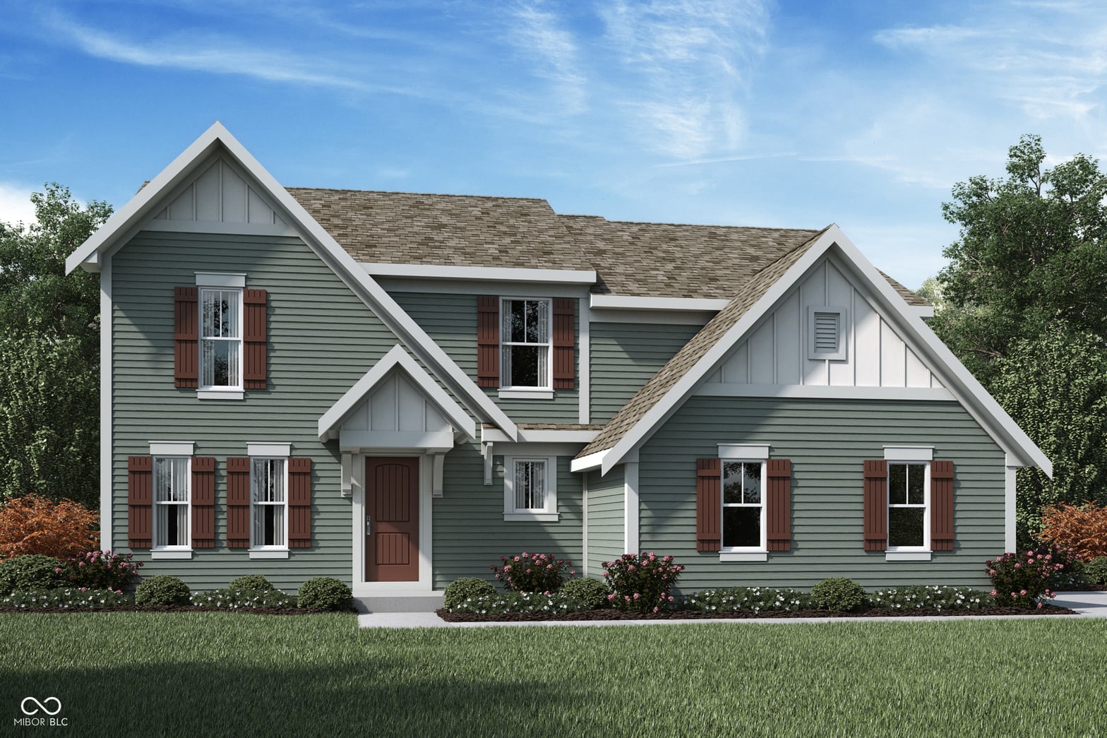 Front exterior at 659 Firefly Court, Greenfield, IN