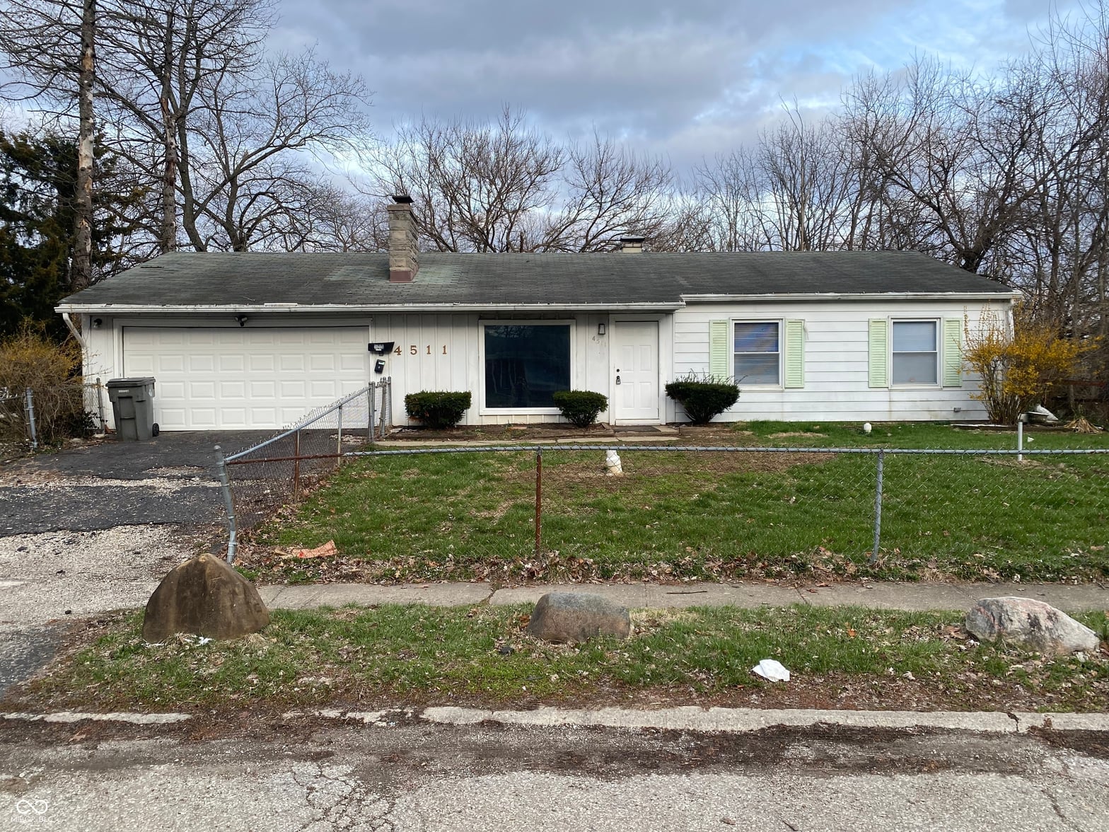 Front exterior at 4511 N Kenmore Road, Indianapolis, IN