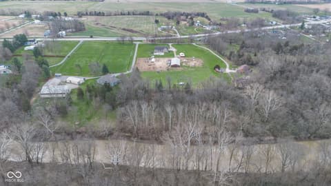 Aerial view at 16310 E Main Street, Columbus, IN
