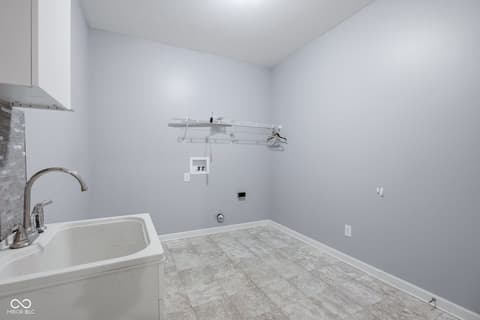 Laundry room at 16310 E Main Street, Columbus, IN