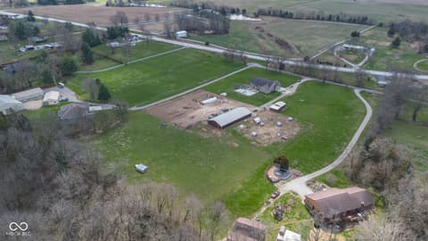 Aerial view at 16310 E Main Street, Columbus, IN