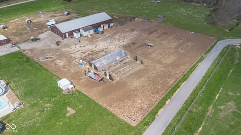 Aerial view at 16310 E Main Street, Columbus, IN