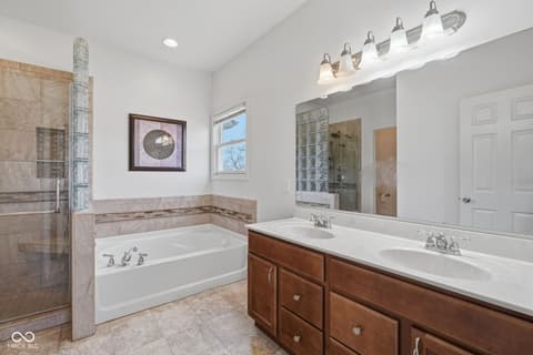 Bathroom at 16310 E Main Street, Columbus, IN