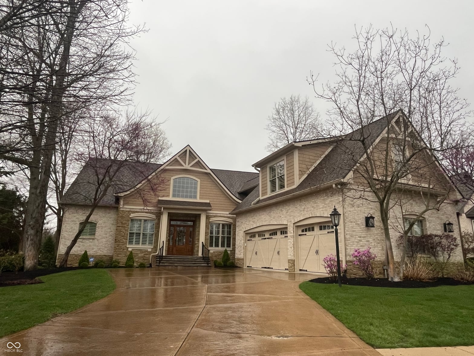 Front exterior at 15606 Hawks Way, Carmel, IN