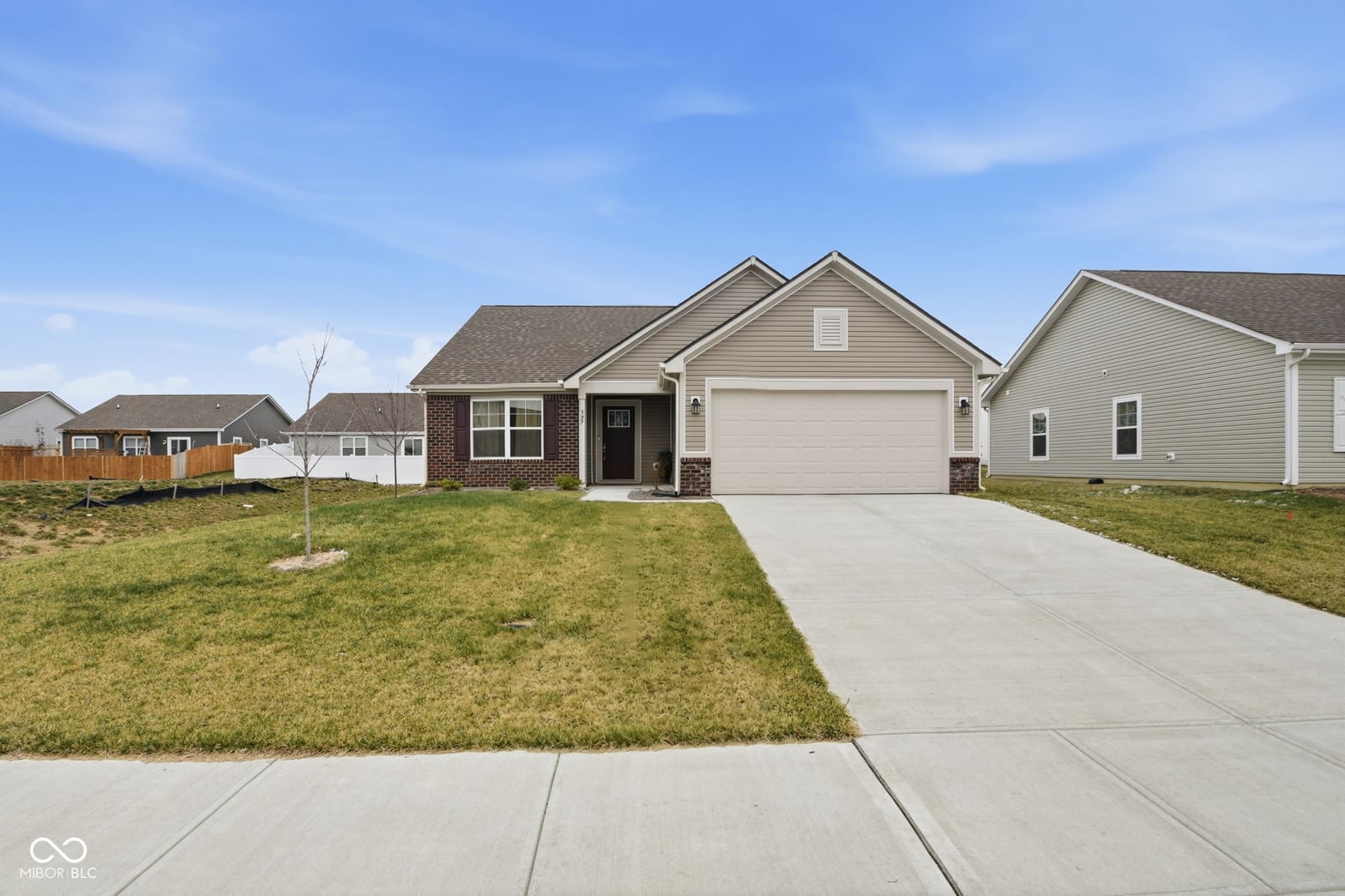 Front exterior at 327 Antioch Street, Greenfield, IN