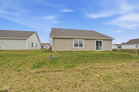 Backyard at 327 Antioch Street, Greenfield, IN