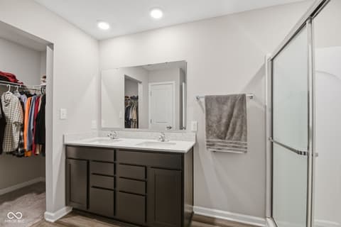 Bathroom at 327 Antioch Street, Greenfield, IN