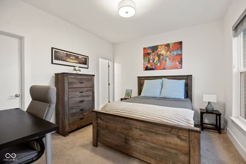 Bedroom at 727 N Illinois Street, Indianapolis, IN