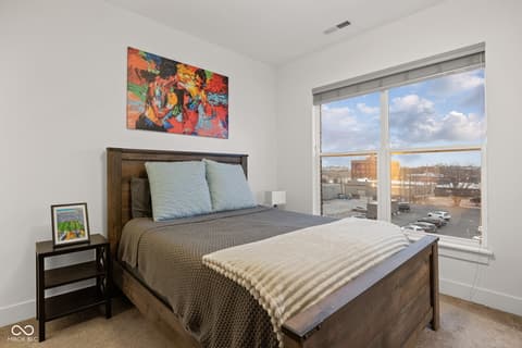 Bedroom at 727 N Illinois Street, Indianapolis, IN