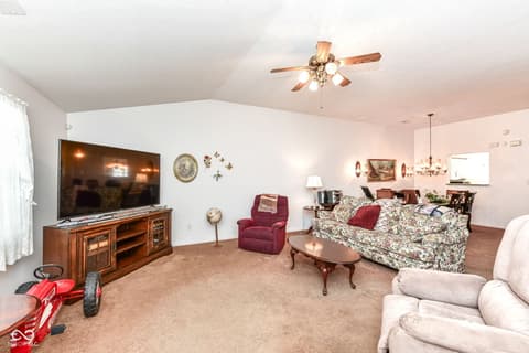 Living room at 10930 Harness Way, Indianapolis, IN
