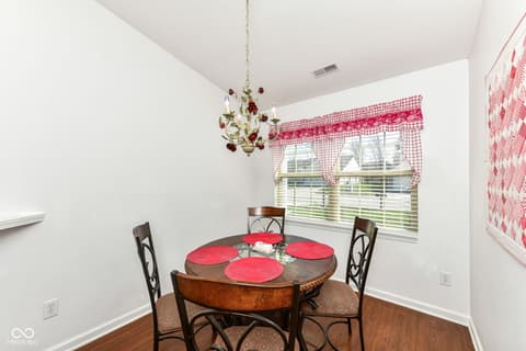 Dining room at 10930 Harness Way, Indianapolis, IN