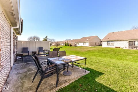 Outdoor living area at 10930 Harness Way, Indianapolis, IN