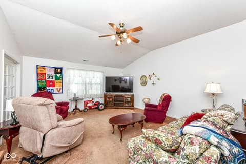 Living room at 10930 Harness Way, Indianapolis, IN