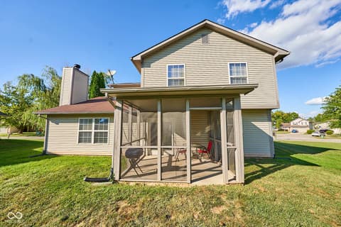 Backyard at 4609 Oakforge Drive, Indianapolis, IN