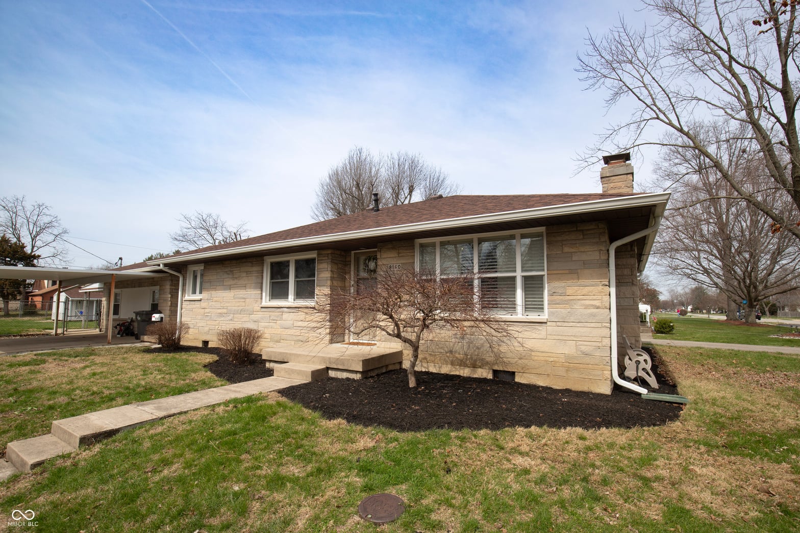 Front exterior at 8160 E New York Street, Indianapolis, IN