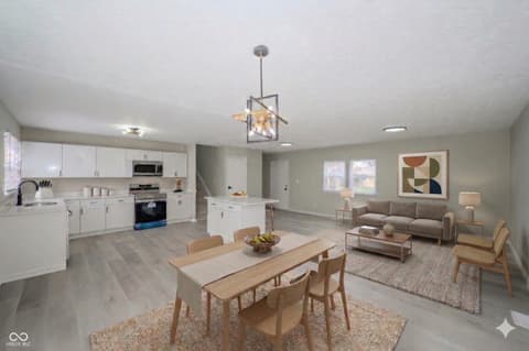 Dining room at 3647 Breen Drive, Indianapolis, IN