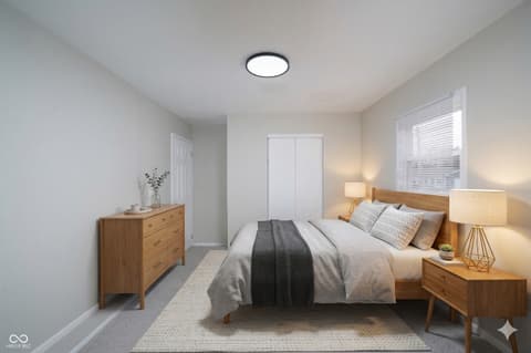 Primary bedroom at 3647 Breen Drive, Indianapolis, IN