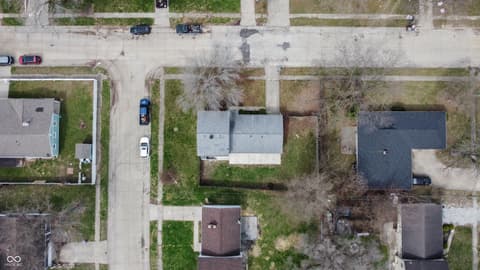 Aerial view at 3647 Breen Drive, Indianapolis, IN