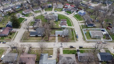 Aerial view at 3647 Breen Drive, Indianapolis, IN