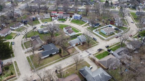 Aerial view at 3647 Breen Drive, Indianapolis, IN
