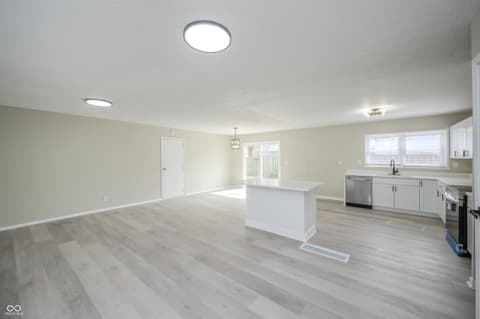 Living room at 3647 Breen Drive, Indianapolis, IN