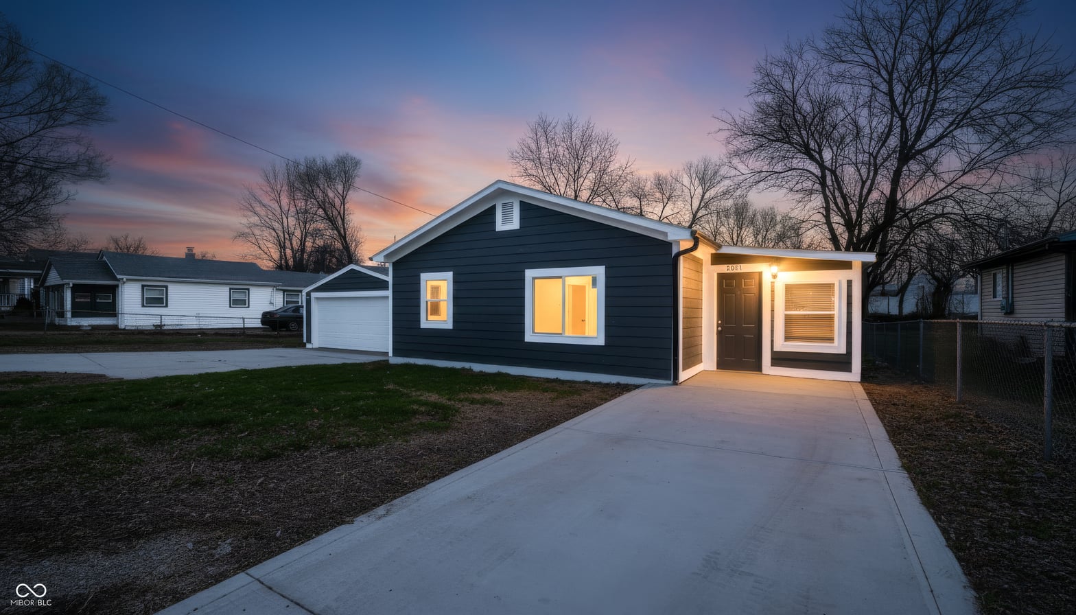 Front exterior at 1021 S Worth Avenue, Indianapolis, IN